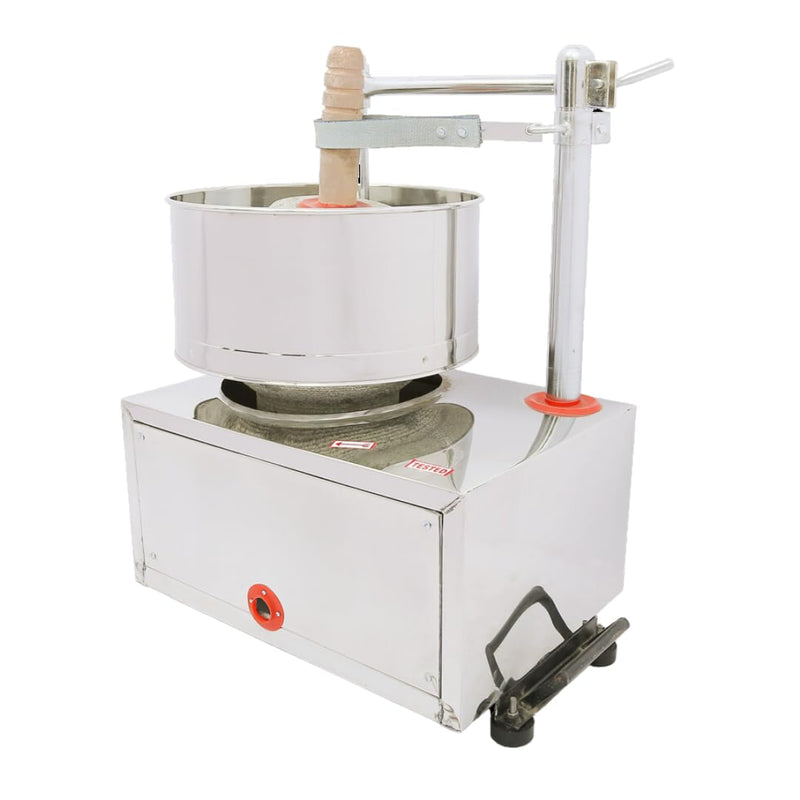 KRN Stainless Steel Commercial Ordinary Wet Grinding Stone Set 7 Litre