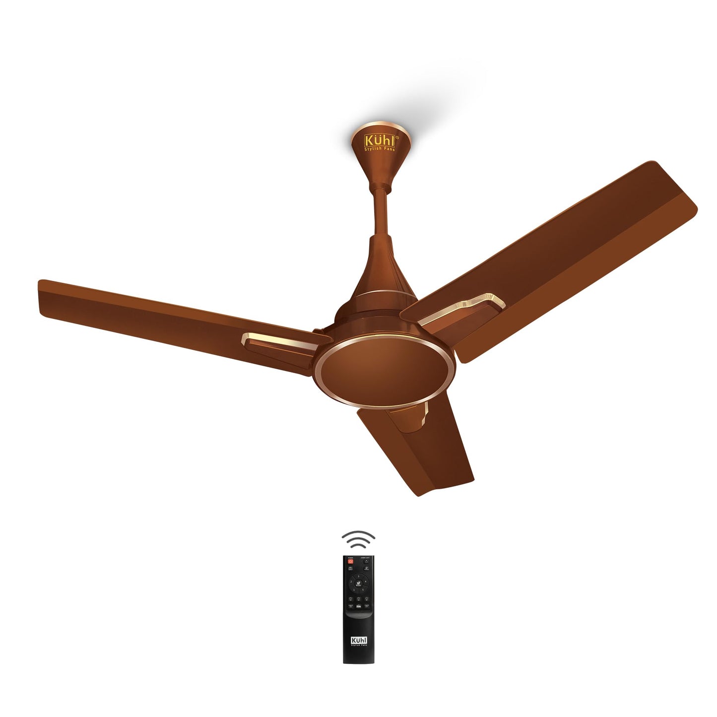 KUHL Prima A1 1200mm Decorative Power Saving BLDC Ceiling Fan with Remote | 29W | Saves upto 65% Electricity | 5 Star | High Air Flow | Stylish Design | White