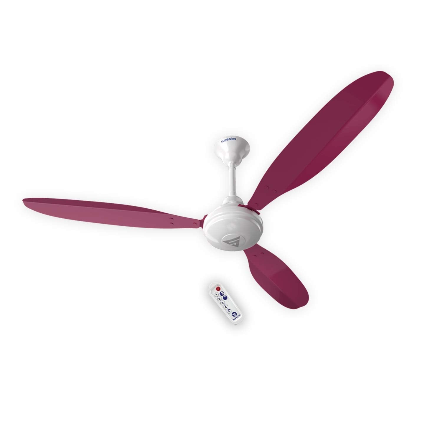 Superfan SuperX1 1200mm BLDC Ceiling fan for Home | India's 1'st BLDC fan| BEE 5 Star Rated Energy Efficient BLDC Fan| 5 Year Warranty (Blue)
