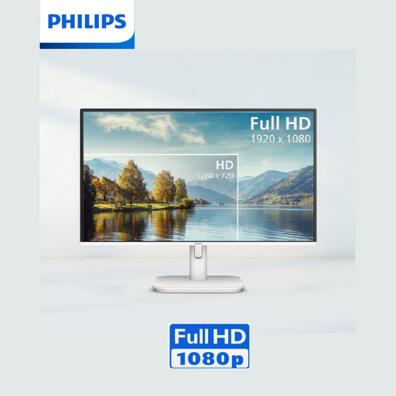 Philips 24E1N1100AW 24" Full HD Monitor, 100Hz Refresh Rate, IPS Panel for Vivid Colors, 1ms Response Time