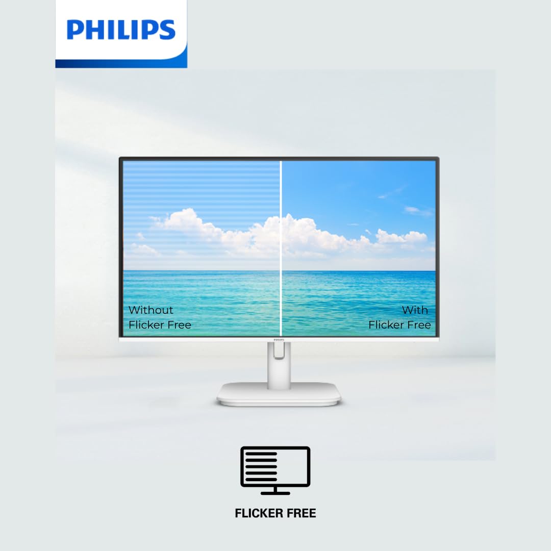 Philips 24E1N1100AW 24" Full HD Monitor, 100Hz Refresh Rate, IPS Panel for Vivid Colors, 1ms Response Time