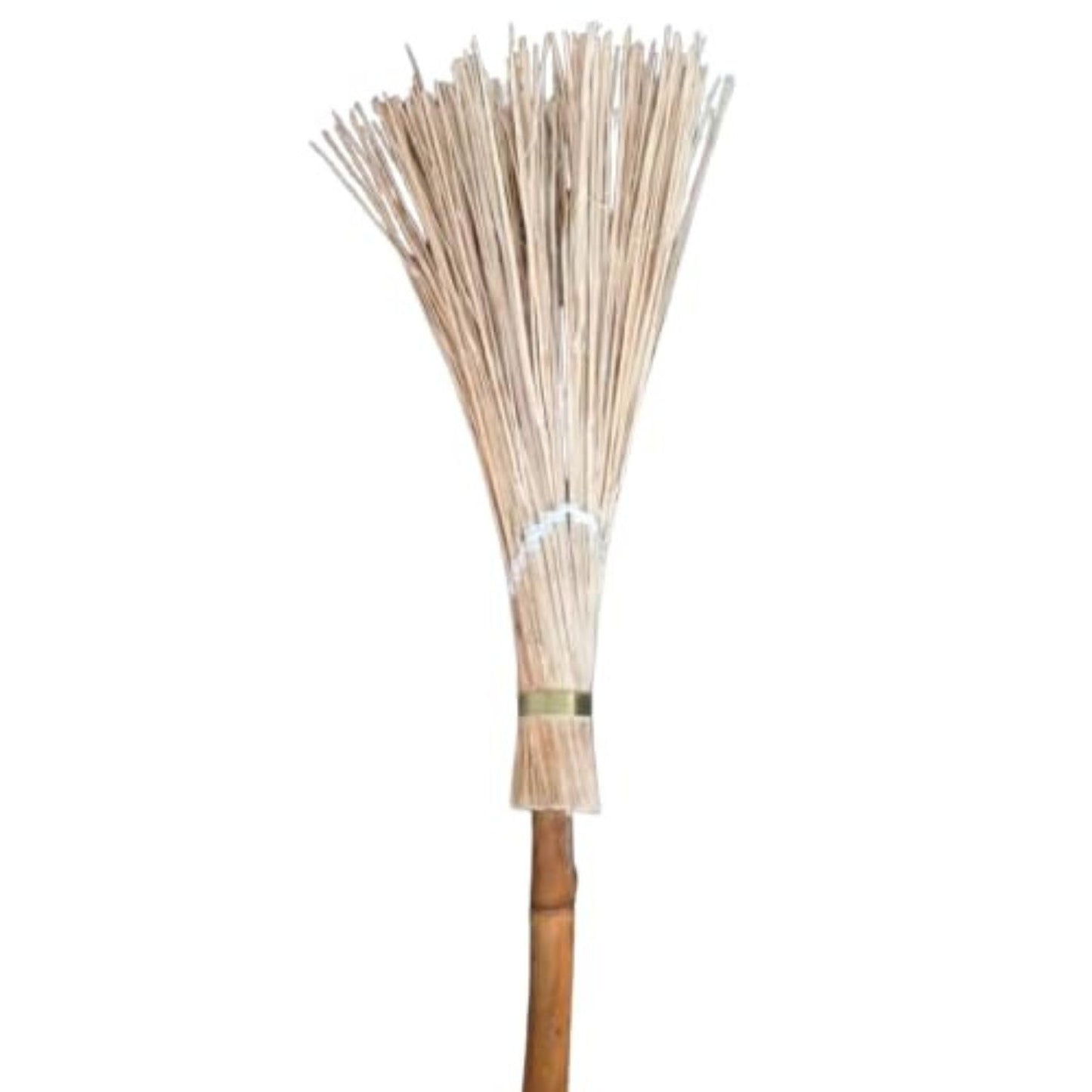 Long Stick Broom for Gaeden Wet Floor,for Garden,Home/Outdoor Cleaning Natural and Pure Bamboo Seek Coconut Jhadu/Brooms