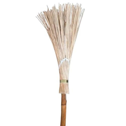 Long Stick Broom for Gaeden Wet Floor,for Garden,Home/Outdoor Cleaning Natural and Pure Bamboo Seek Coconut Jhadu/Brooms