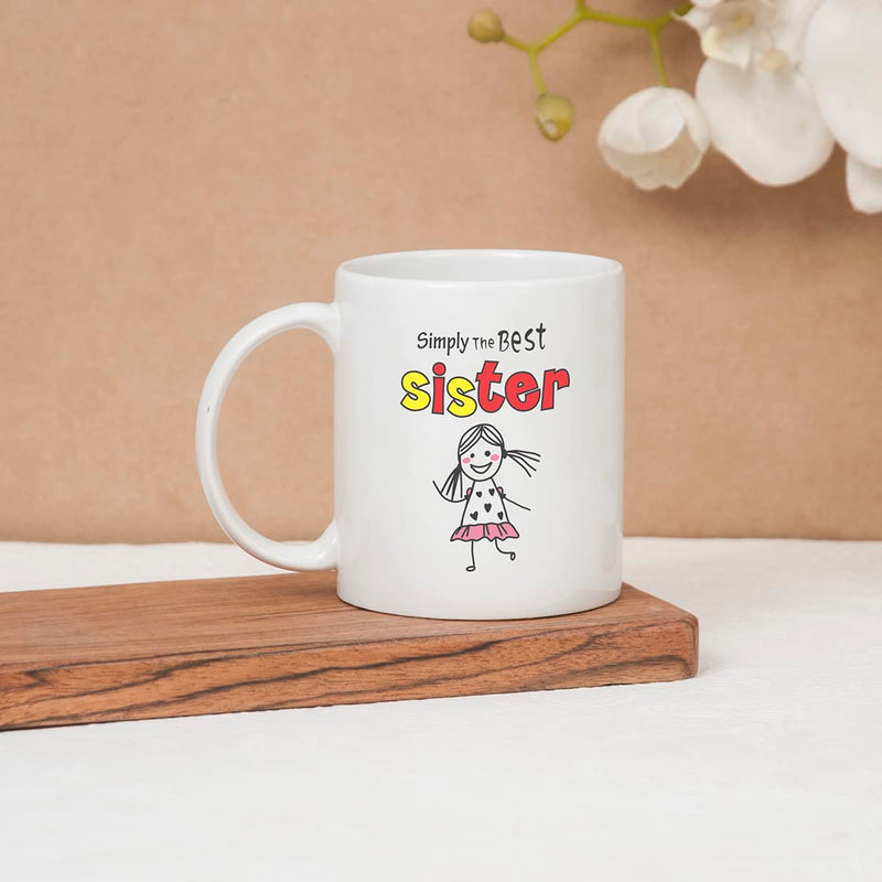 Clay Craft Ceramic Cc Mm1 Swiss Rez1 Microwave Safe Coffee Mug with Good Morning Quote, 300 ML