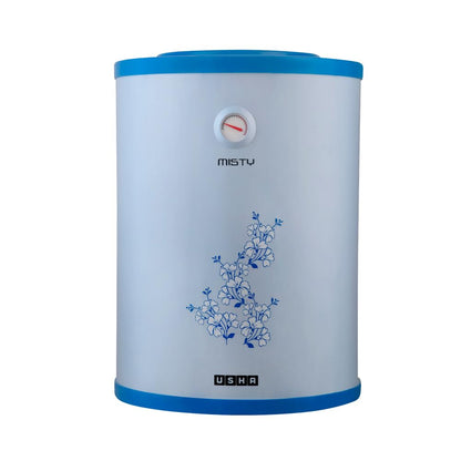 Usha Misty 6 Ltr 2000-Watt 5 Star Storage Water Heater (Grey Magnolia) With Pipes & Free Installation
