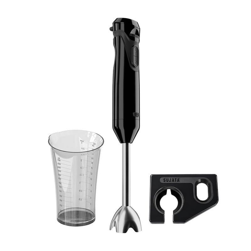Sujata Blendstick 600W Hand Blender | 18000 RPM, Stainless Steel Shaft, Detachable Stick - Dual Speed / Black