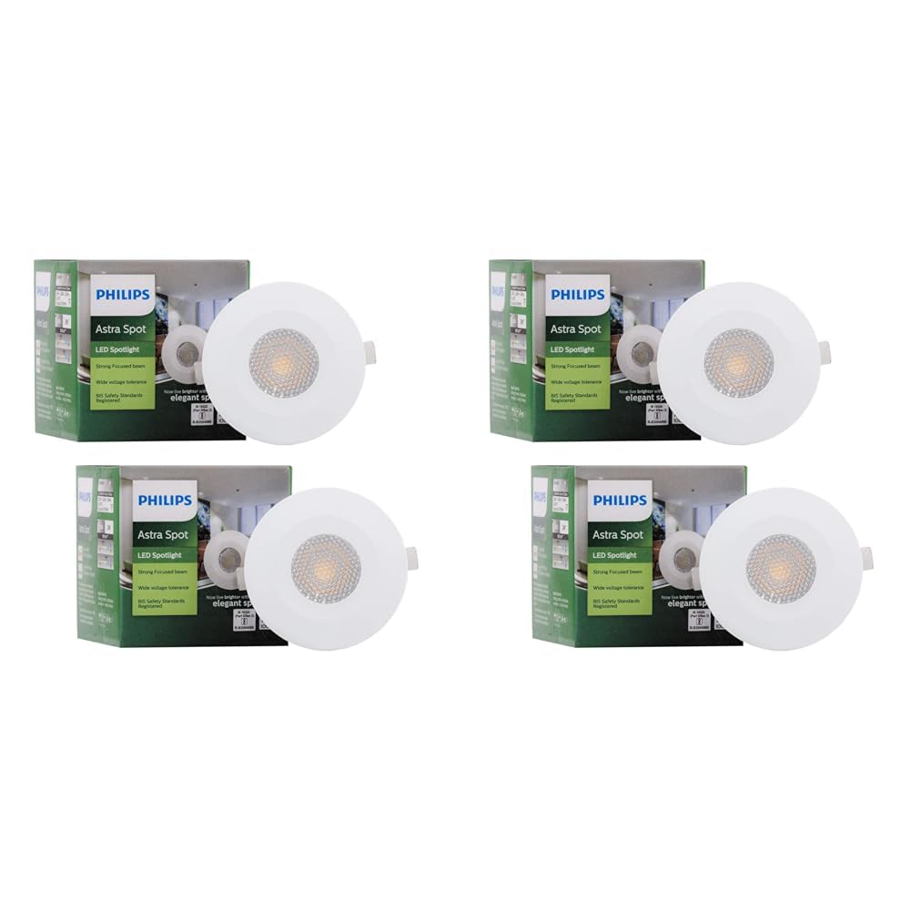 Philips Astra Spot 2-watt LED Spotlight (Pack of 4)