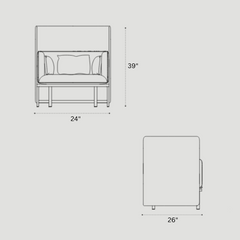 Cara Outdoor Garden Balcony Sofa Set 3 Seater, 2 Single Seater and 1 Center Table Set (Honey)