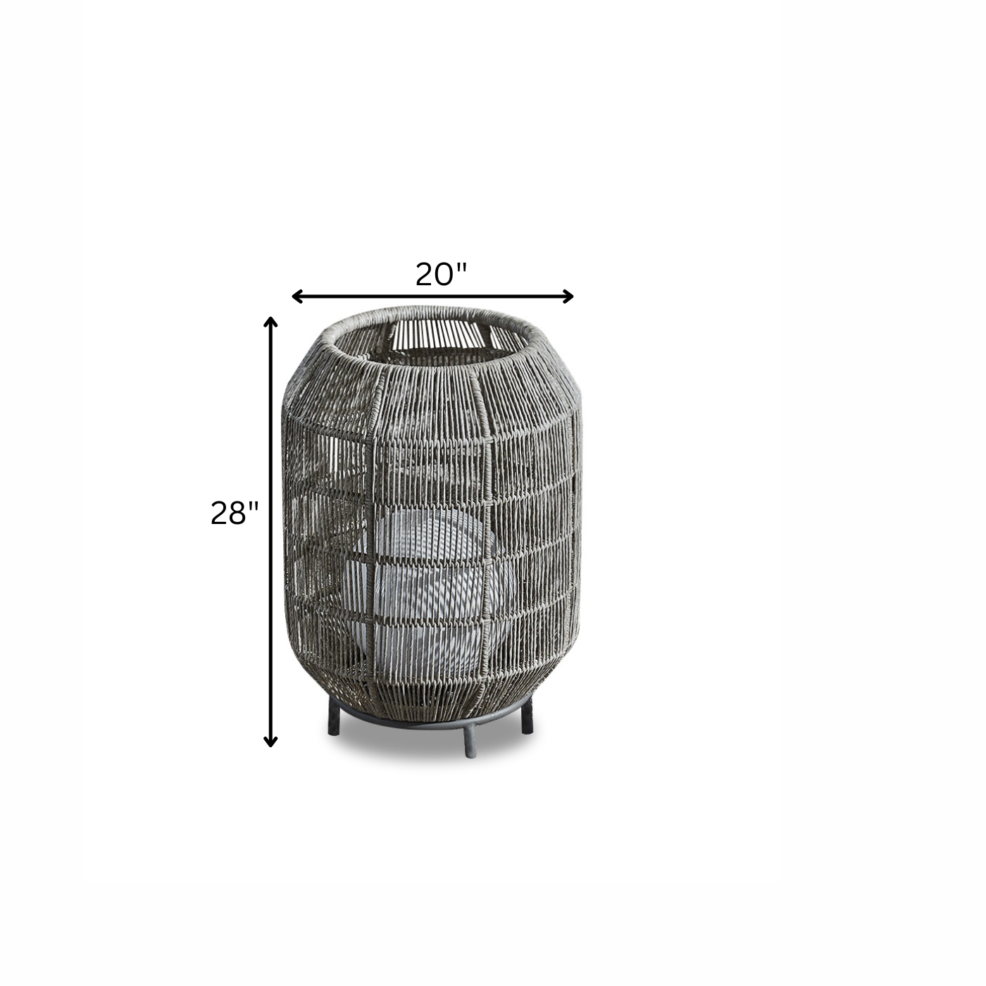 Frei Outdoor Rope Floor Lamp