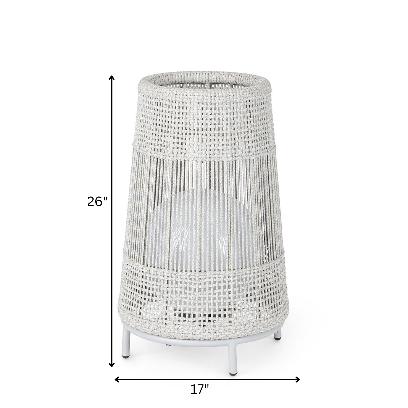 Elsie Outdoor Rope Floor Lamp