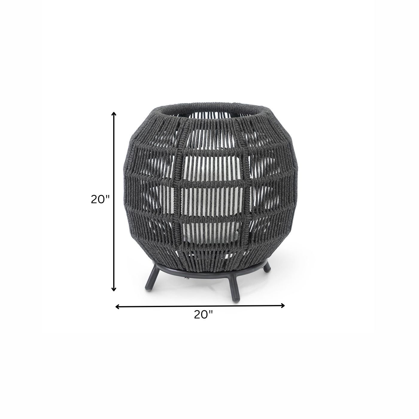 Protz Outdoor Rope Floor Lamp