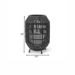 Emeric Outdoor Rope Floor Lamp