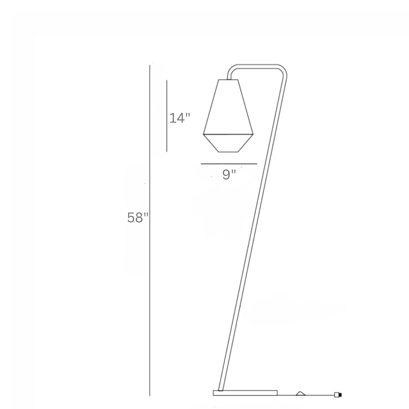 Amina Outdoor Rope Floor Lamp