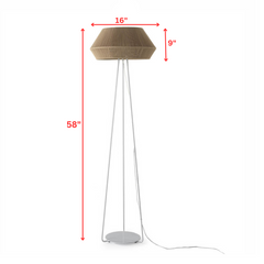 Ouida Outdoor Rope Floor Lamp