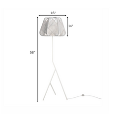 Taube Outdoor Rope Floor Lamp