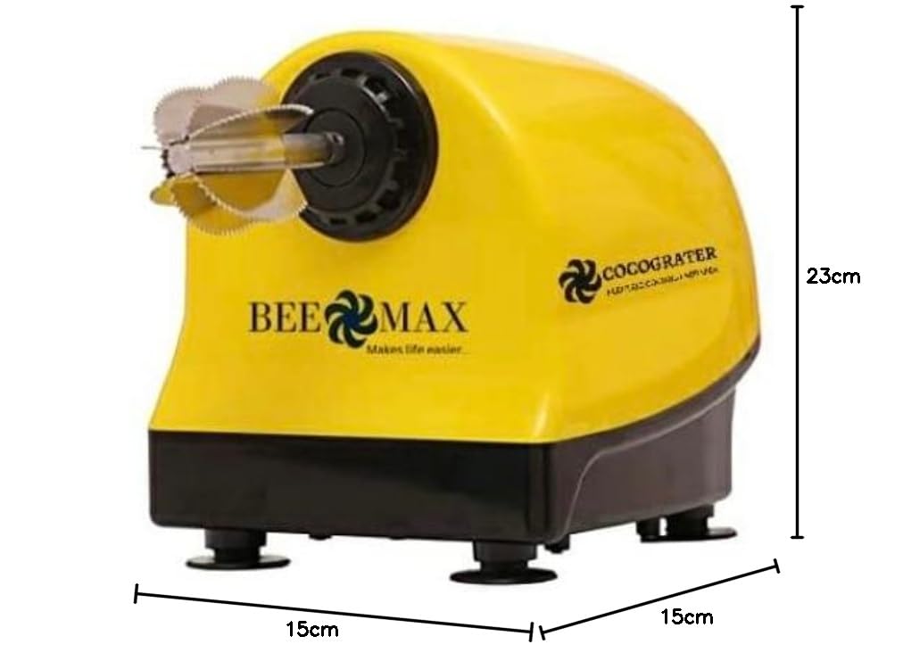 Sree Kitchen Equipments BEEMAX Domestic Electric Coconut Scraper | 100 Watts, 300 RPM, 240V | Stainless Steel Blade | 2 Year Warranty | Perfect for Every House