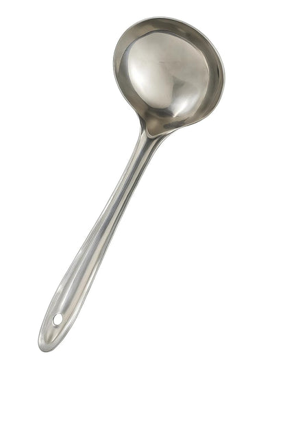 Dynore Round Stainless Steel Dosa Batter Spatula/Dosa Ladle Spoon/Dosa Laddle Spoodle- Set Of 2, 21 Cm