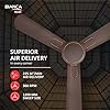 Havells 1200mm Bianca BLDC Motor Ceiling Fan | 5 Star RF Remote, 100% Copper,High Air Delivery,Upto 60% Energy Saving | ECO Active Technology, Flexible Timer Setting | (Pack of 1, Espresso Brown)