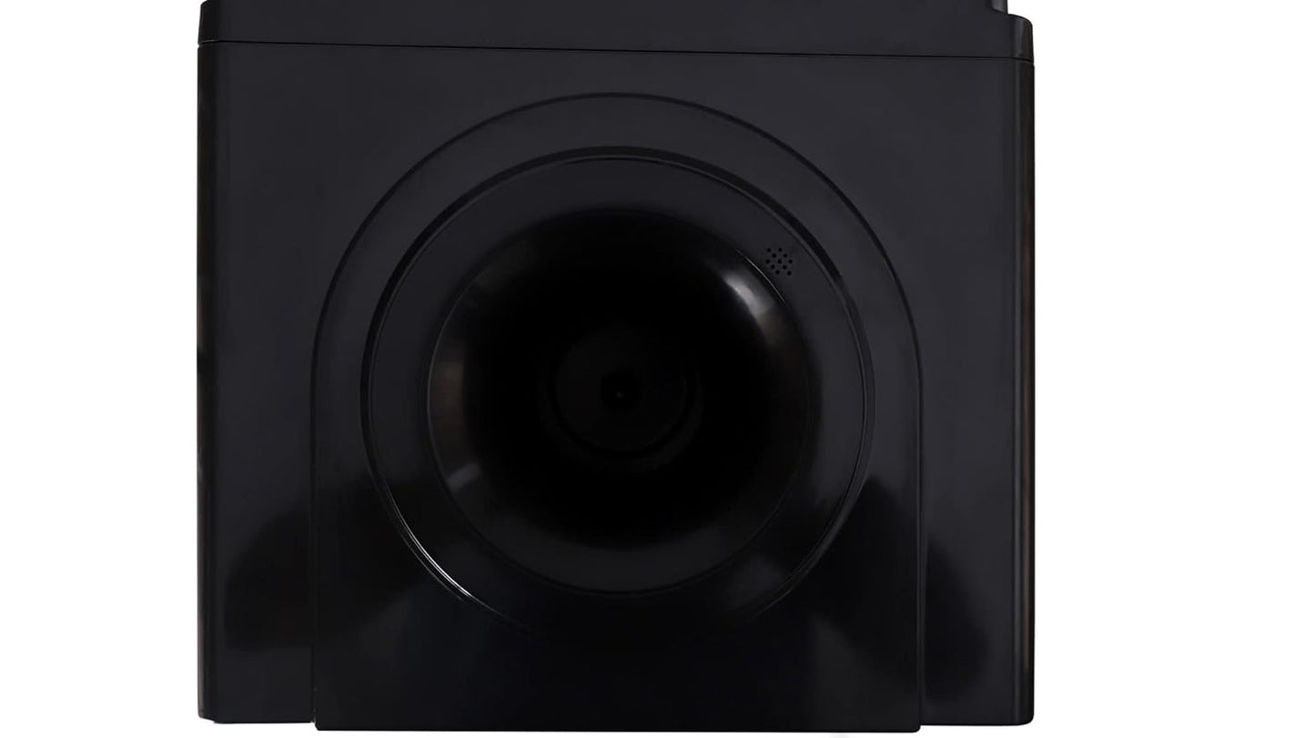 Voltas Spring-R Water Dispenser with Three Temperature Tap and Small Refrigerator (Black Color)