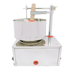 KRN Stainless Steel Commercial Ordinary Wet Grinding Stone Set 7 Litre