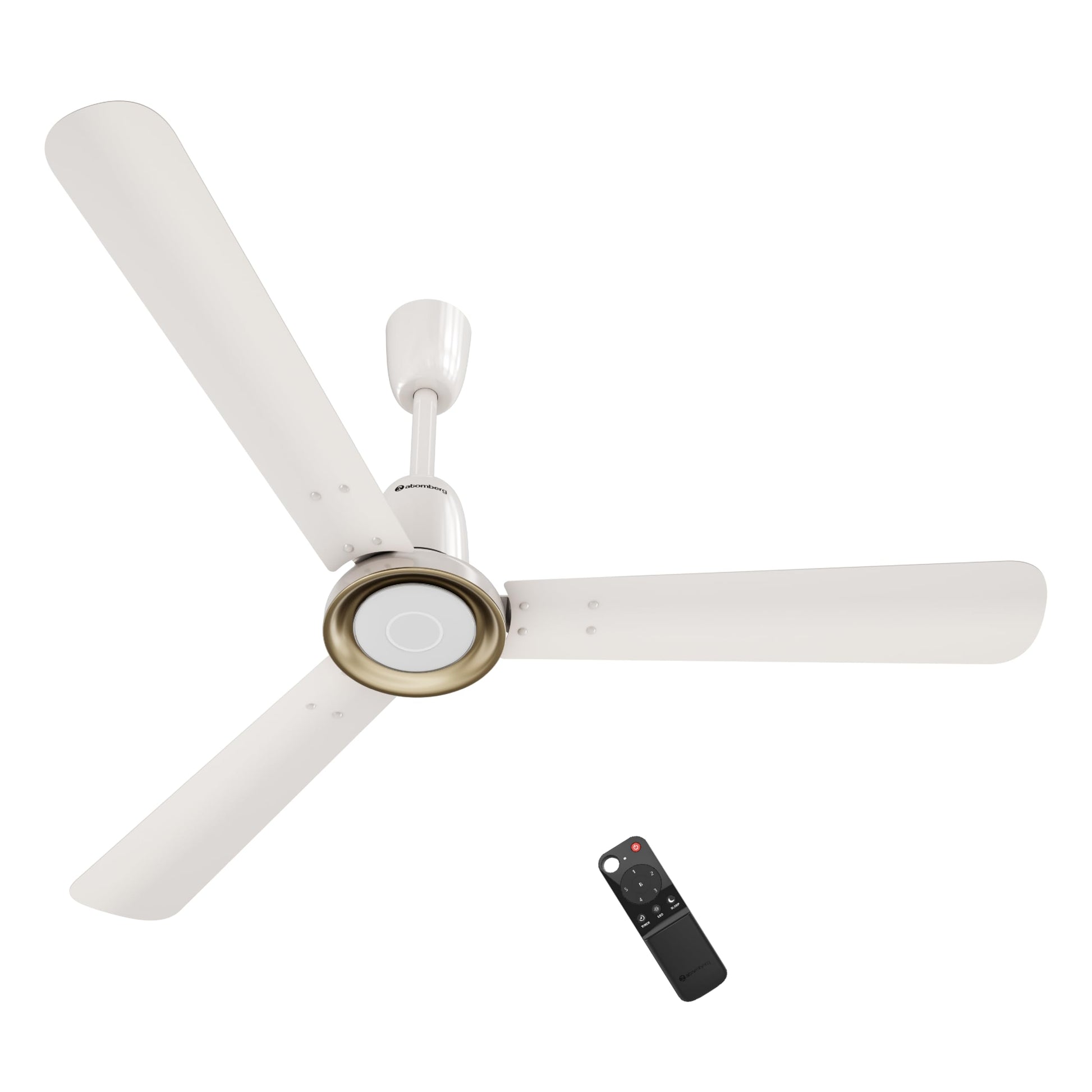 atomberg Studio Nexus Smart 1200mm BLDC Ceiling Fan with IoT & Remote Control | BEE 5-star | New Blade Design | High Air Delivery with Moonbeam Light | Low noise | 5 Year Warranty| Ritz Blue