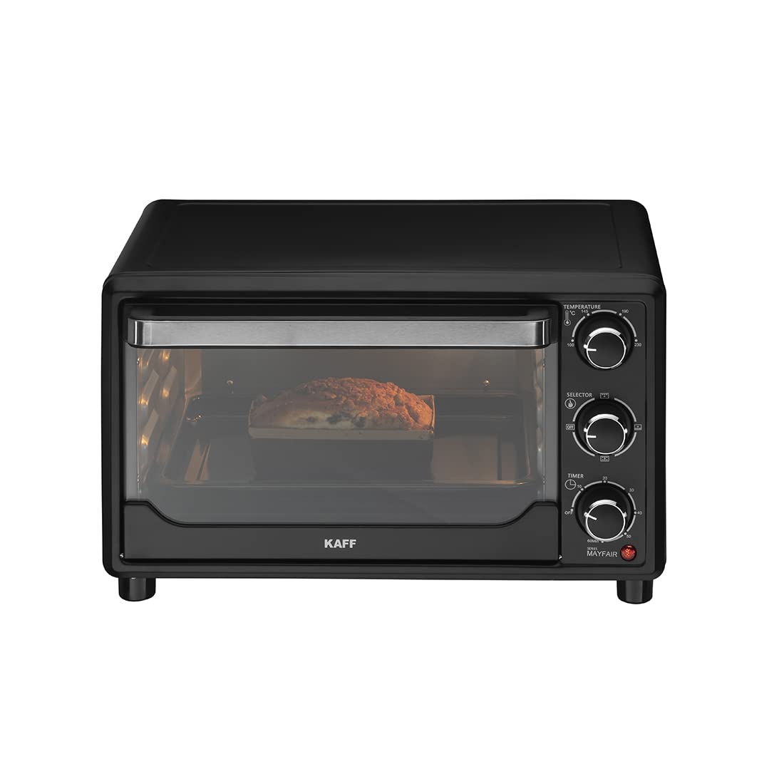 Kaff MFOT25 Electric Oven Toaster Grill (OTG) for Kitchen 25 Litre, 1500W with Convection Mode, Stainless Steel Finish S