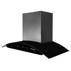 Faber 90 cm 1500 m³/hr Autoclean Kitchen Chimney (HOOD MAGNUS IN HC SC FL EBK 90, Filterless technology, Touch with Gest