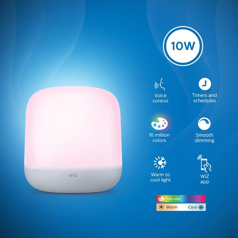 Philips 10W Wi-Fi Smart LED Table Lamp with Music Sync, Voice Control & Dimmable Feature