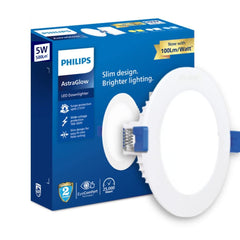 Philips Astra Glow 5-watt Round LED Downlighter