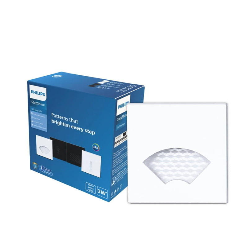 Philips 3W StepShine LED Step Light (White, B0GF8NTYL1)
