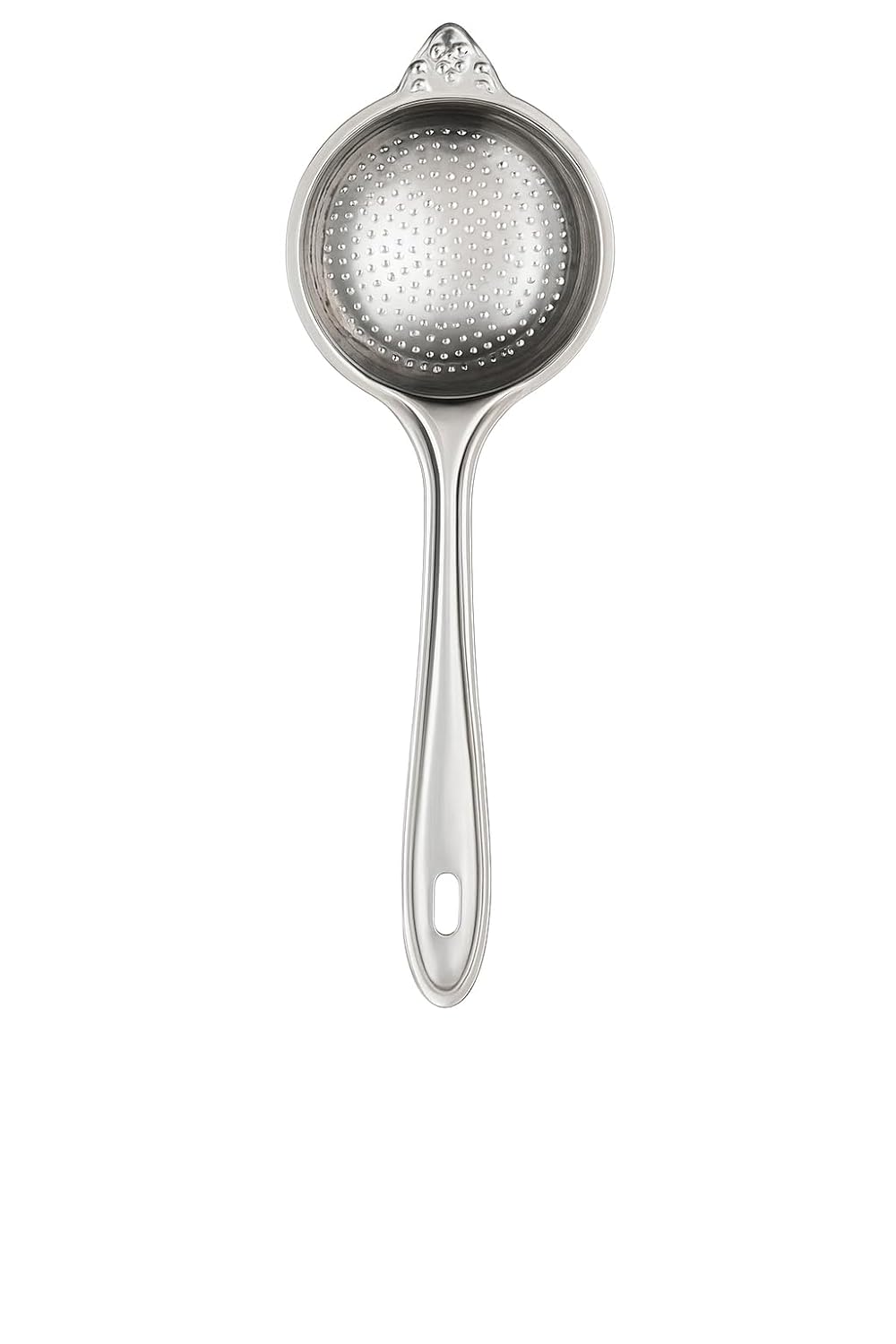Dynore Stainless Steel Unique Poha Strainer/Mesh Strainer for Kitchen with Round Dosa Batter Spatula (Silver)