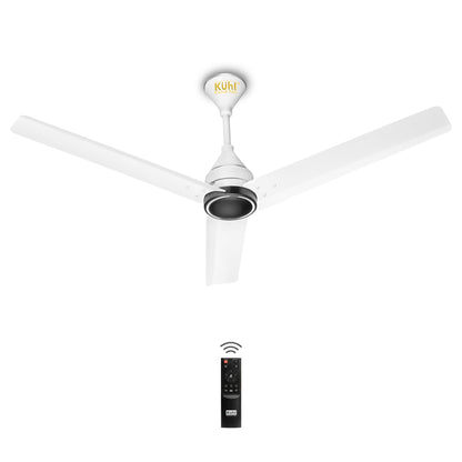 KUHL Arctis A4 1200 mm BLDC 65% Power Saving BLDC Ceiling Fan With Remote | BEE 5 Star Rated & ISI Marked | High Air Flow | 5 Year Warranty on Motor | Espresso Dual