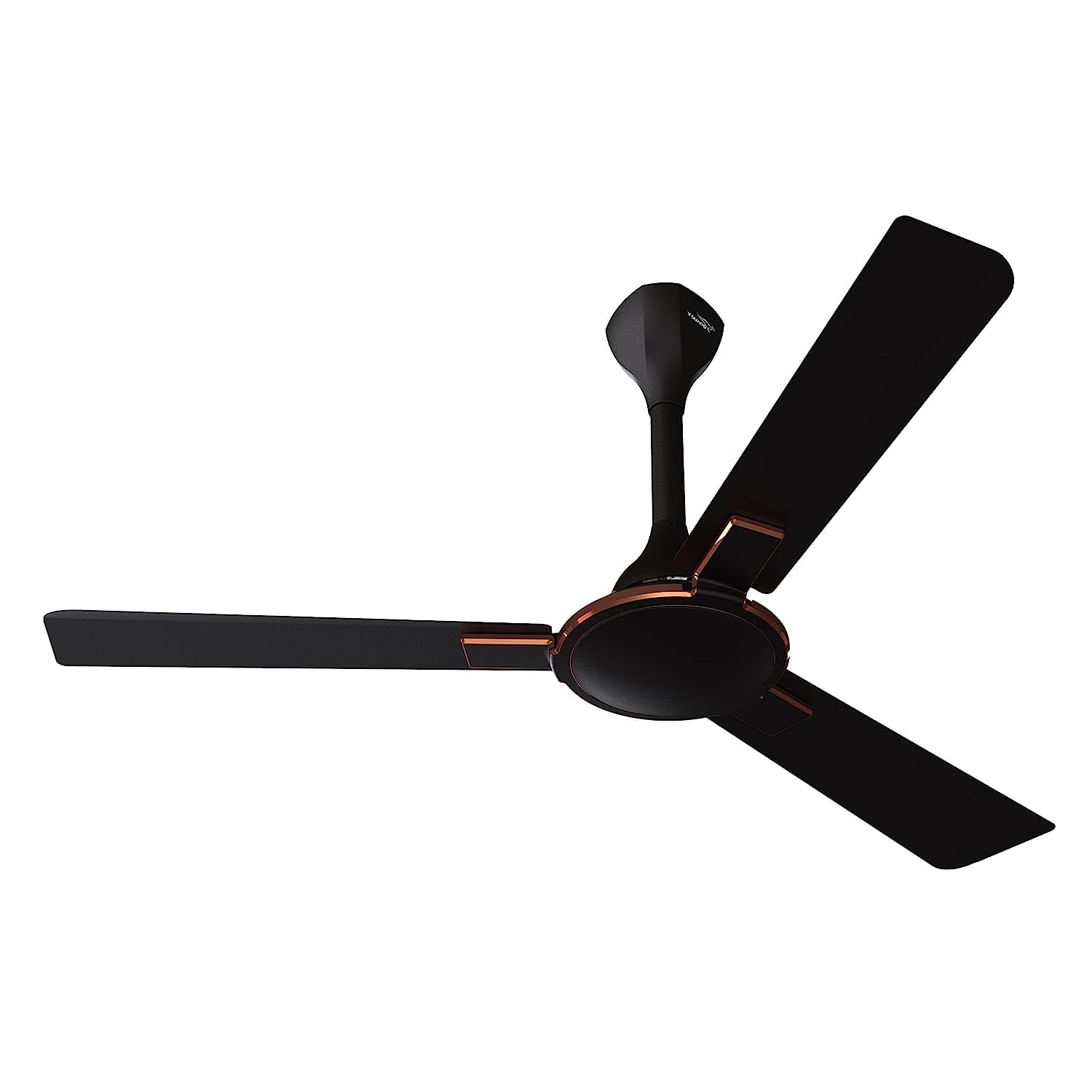 V-Guard Enlance VX Anti Dust High Speed Designer Ceiling Fan| Energy Efficient |1200mm Sweep | 340 RPM Speed l 100% Copper Motor | Dust Repellent Technology (CHOCO BROWN GLO)
