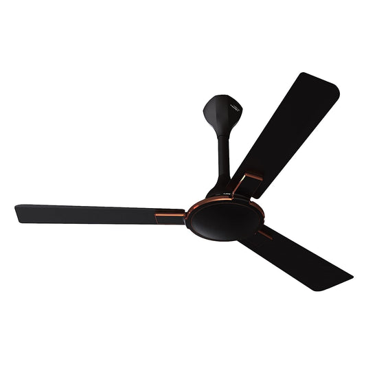 V-Guard Enlance VX Anti Dust High Speed Designer Ceiling Fan| Energy Efficient |1200mm Sweep | 340 RPM Speed l 100% Copper Motor | Dust Repellent Technology (CHOCO BROWN GLO)