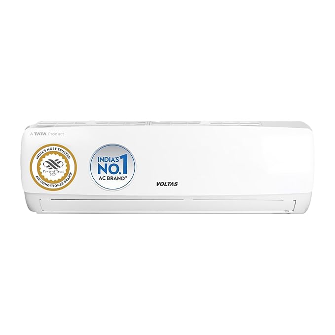 Voltas 1.5 Ton 3 Star, Fixed Speed Split AC (Copper, LED Display, Anti-dust Filter, 183 Vectra Elegant, White)