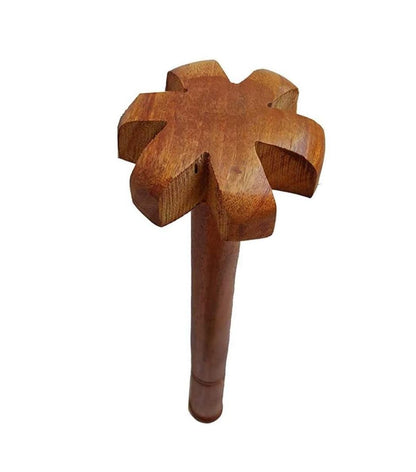 Dynore Wooden Hand Blender (Brown Old)