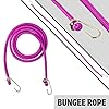 Multipurpose Flexible Bungee High Tension Stretchable Elastic Rope with Hook for Cloth Hanging Drying Packing Luggage Strap Wrapping Bike Luggage with 6 ft Elastic Bungee Cord Bungee Rope 15 MM