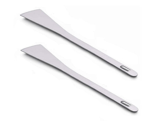 Dynore Stainless Steel Andhra Palta/Turners for Dosa/Uttapam/Roti/Paratha Size-31 Cm- (Pack of 2)