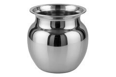 Dynore Heavy Stainless Steel Water Storage Lota/Kalash/Chambu/Tumbler for Pooja/Pongal/Sankranti Puja/Wedding/Marriage/Karvachauth, Big Size (Silver) 300 ml