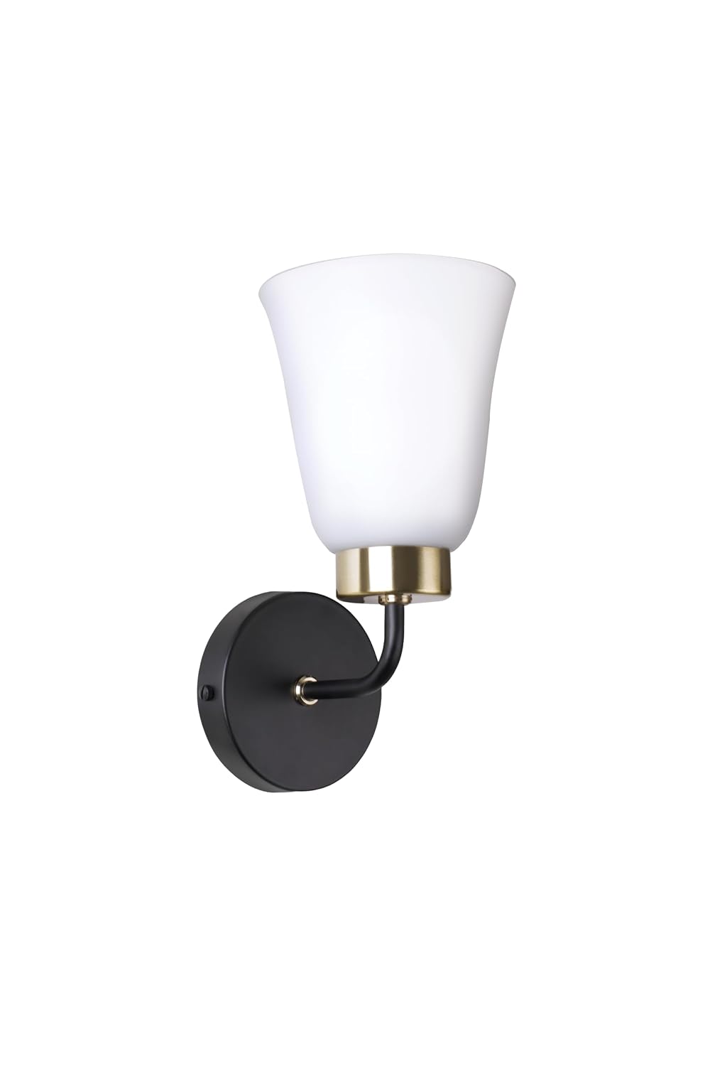 Philips Trumpet Black & Brass Wall Light