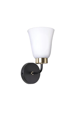 Philips Trumpet Black & Brass Wall Light