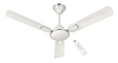 Sujata Impresso BLDC 1200 mm Ceiling Fan with Remote | BEE Star Rated, H-Class Insulation, - Pearl White