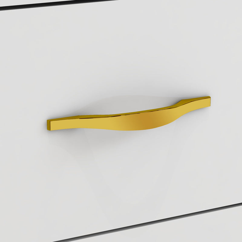 Plantex Cabinet Handle/128mm Handle for Drawer/Wardrobe/Kitchen Handle/Pull-Push Handle for Home/Office - Pack of 1 (Gold)-1