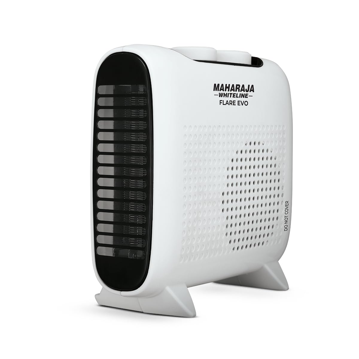 Maharaja Whiteline Flare Evo Room Heater | 2 Heating Element | 2000W - 1 Year Warranty (Grey & Black)