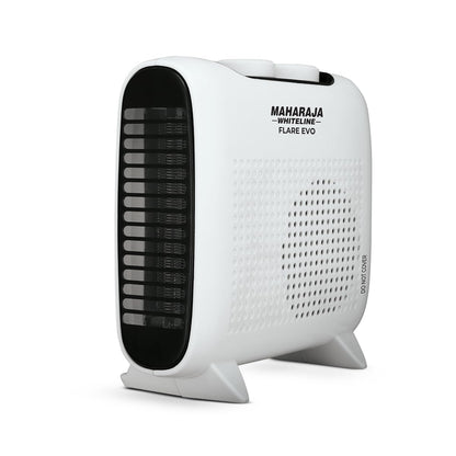 Maharaja Whiteline Flare Evo Room Heater | 2 Heating Element | 2000W - 1 Year Warranty (Grey & Black)