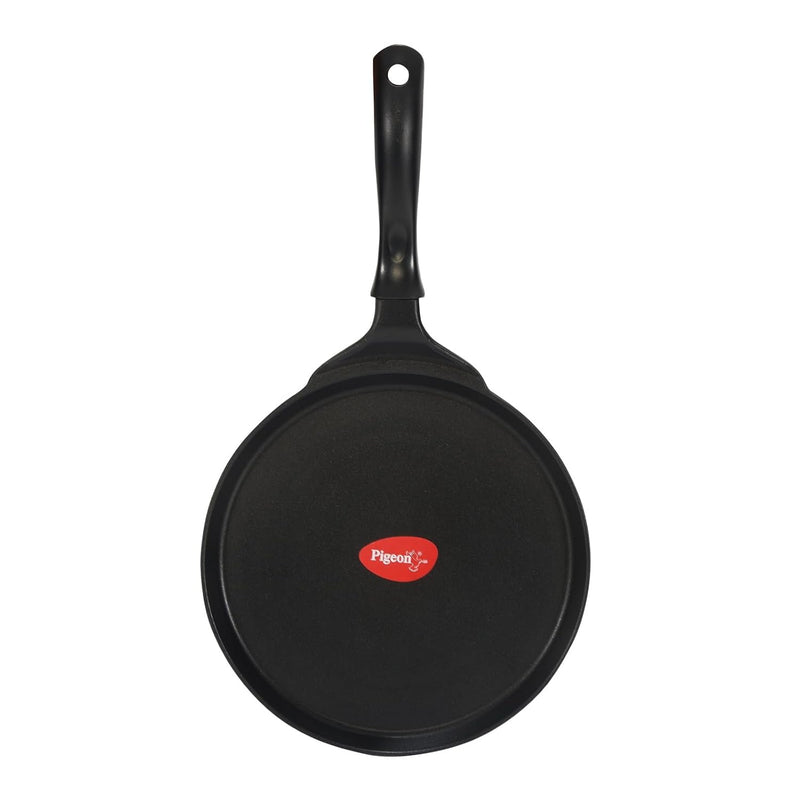 Pigeon Aluminium Wondercast Die Cast Flat Tawa (Black, 30Cm)