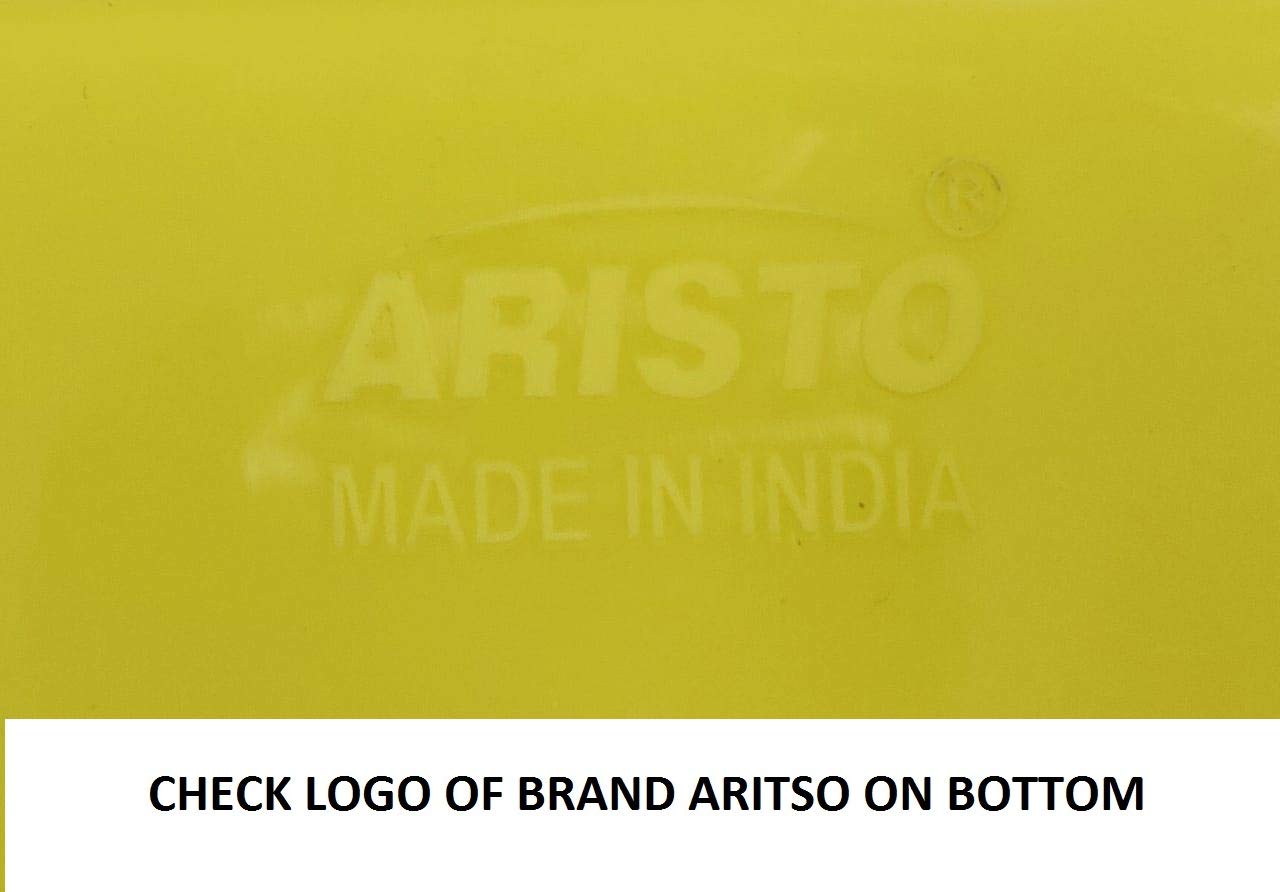 ARISTO Plastic Swing Garbage Waste Dustbin Trash Bucket 60 Liters Yellow Color Can Be Used For Garbage Waste Management (Wet&Dry)