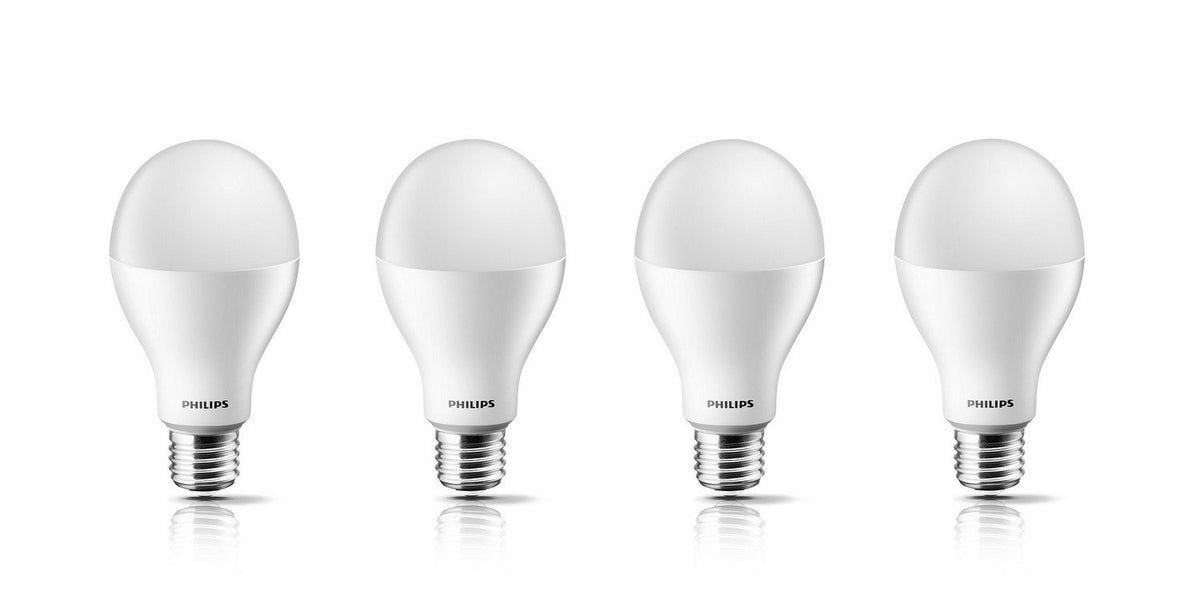 Philips Base E27 14-Watt LED Bulb (Cool Day Light) - Pack of 4