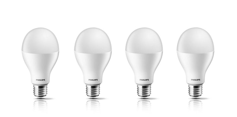 Philips Base E27 14-Watt LED Bulb (Cool Day Light) - Pack of 4