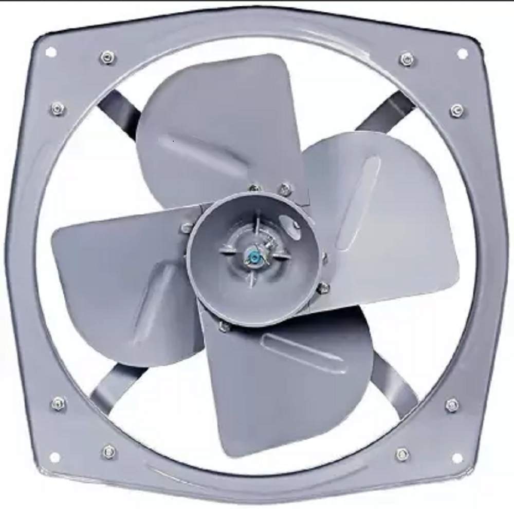 Crompton Heavy Duty Industrial Exhaust Fan 380 mm 4 Blade (Grey)